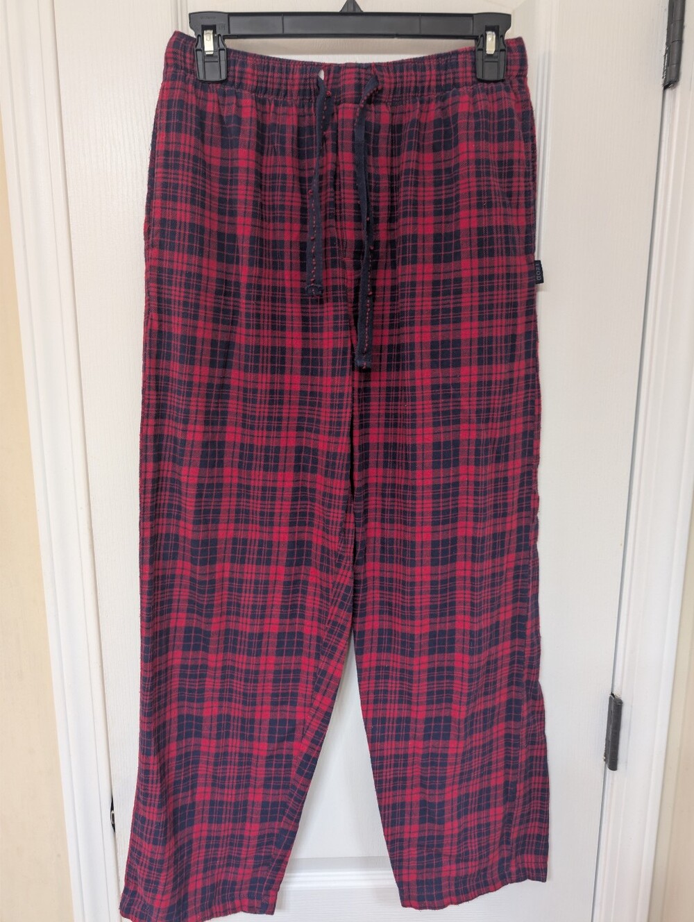IZOD Red & Black Plaid Sleepwear Pants